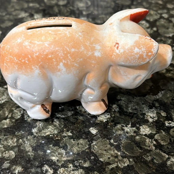 Vintage Japan Porcelain Piggy Bank 🐖 - Picture 7 of 9
